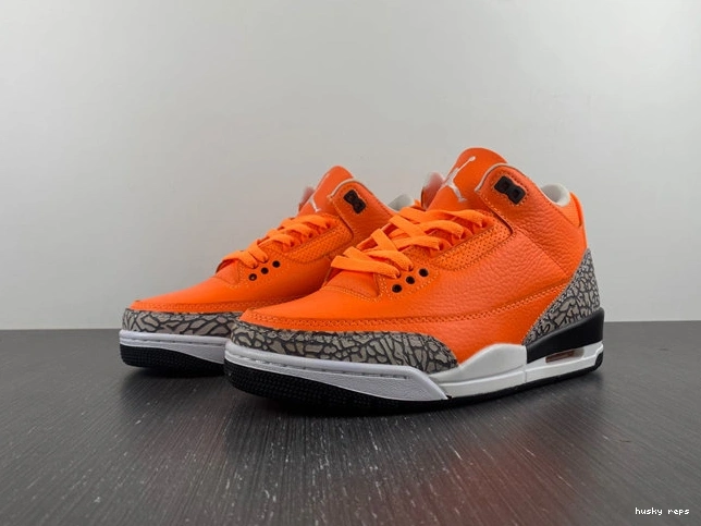 Cheap Husky 3 Orange Retro Jordan CT8532- 3833 Practical 1028